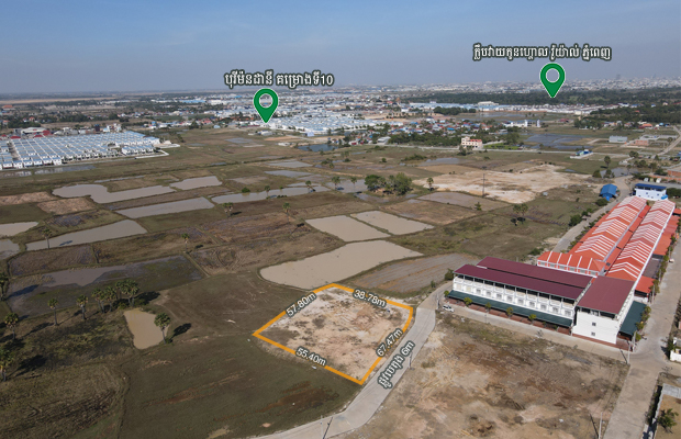 $143/m² Land For Sale Near Borey William